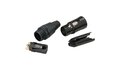 Neutrik NC3FXX-B Female XLR Connector Black
