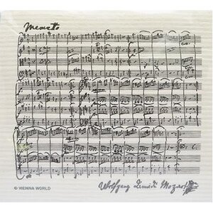 Sponge clothes Sheet music Mozart