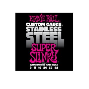 ernie ball super slinky stainless