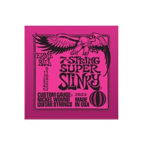 Χορδές 7χορδης Ηλεκτρικής Κιθάρας Ernie Ball 2623 Super Slinky
