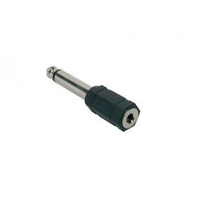 Adaptor, 3,5mm jack female mono, 6,3mm jack male mono