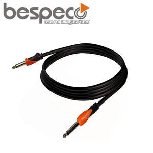 Bespeco SLJJ600 Pro Audio Cable (Jack Mono - Jack Mono) 6 m _ 20ft Guitar Cable & Instrument Cable organo moysiki kalwdio karfi