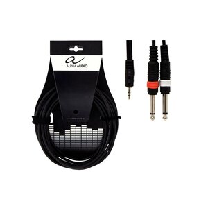 kalodio jack 3.5 x2 to jack 6.3