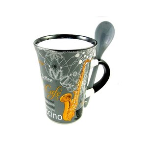 Κούπα Γκρι SAX με κουταλάκι