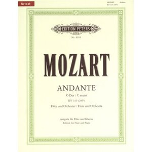 mozart andante edition peters