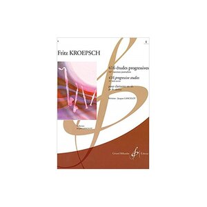 fritz kroepsch 416 etudes progressives clarinet