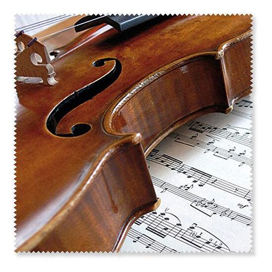 Glasses wipe Violin/Sheet music