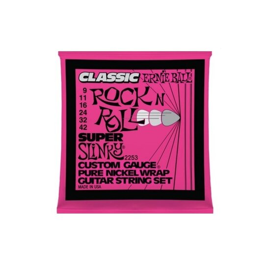 Χορδές Ηλεκτρικής Κιθάρας Ernie Ball 2253 Classic Super Slinky