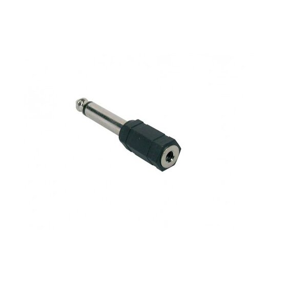 Adaptor, 3,5mm jack female mono, 6,3mm jack male mono