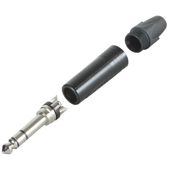 Neutrik NP3X-BAG Plug 14 Stereo BlackSilver