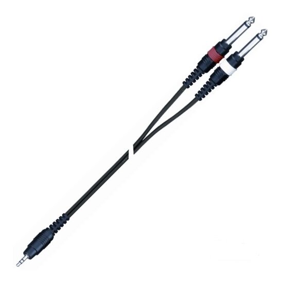 QUIK LOK AD30-3K Adaptor cable Audio kalwdio hxoy karfi megalo mikro 3m