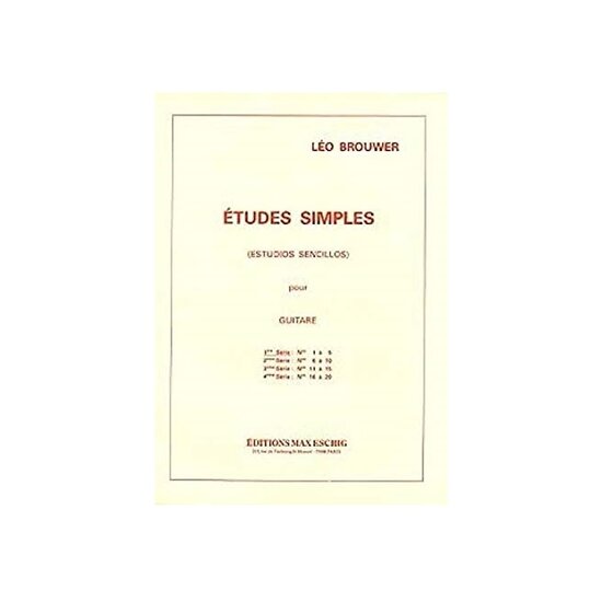 etudes simples leo brouwer