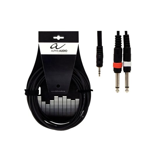 kalodio jack 3.5 x2 to jack 6.3