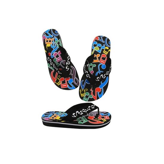 pantofles mousiki notes