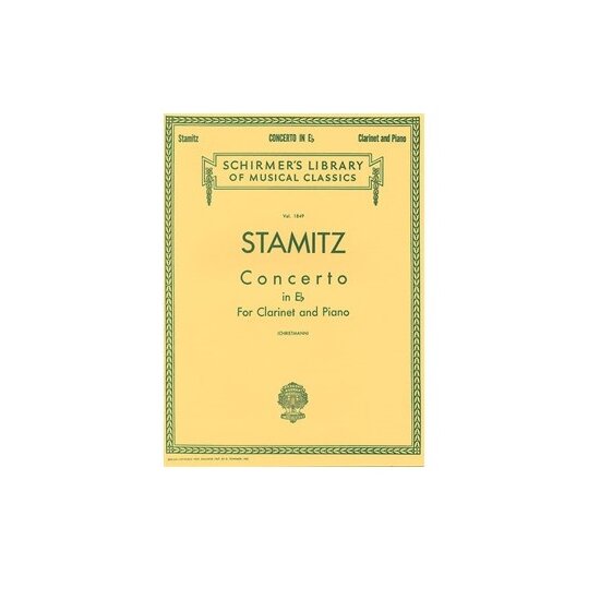 Stamitz Concerto Eb for Clarinet and Piano
