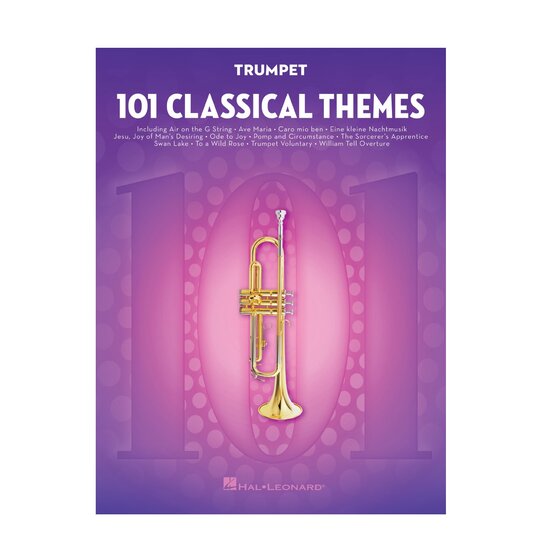 101 CLASSICAL THEMES TRUMPET PARTITOURA TROMPETAS KOMATIA KLASIKA