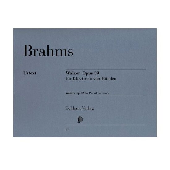 brahms waltzes op39 for piano four hands henle verlag