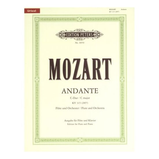 mozart andante edition peters