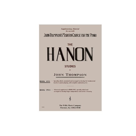 the hanon studies by john thompson