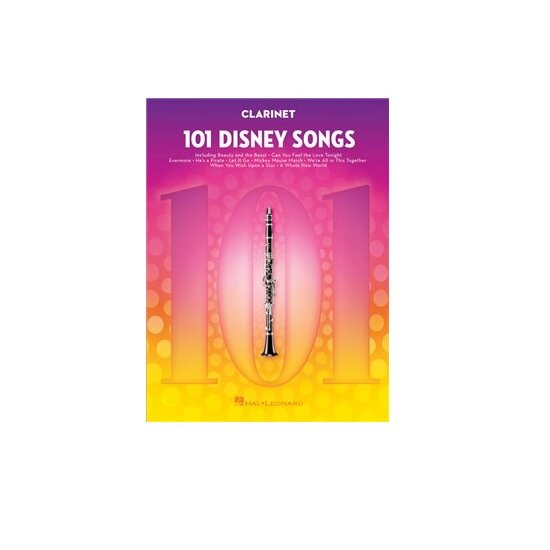 101 disney songs klarineto