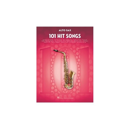 101 hit songs ALTO SAX