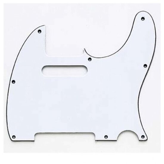 pickguard ilektrikis kitharas leuko